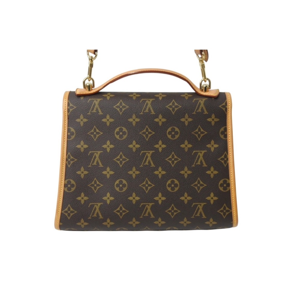 LOUIS VUITTON shoulder handbag Bernia Monogram canvas leather brown - Picture 3 of 9